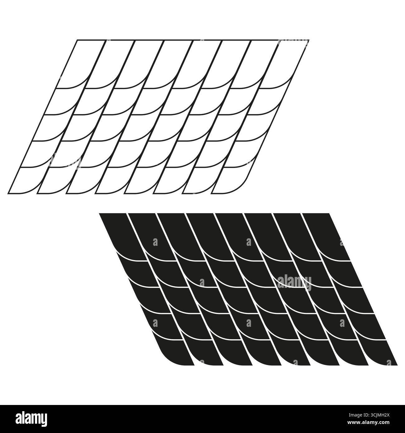 Geometric wireframe grid. Seamless pattern texture. Abstract lattice design. Vector futuristic background. EPS 10. Stock Vector
