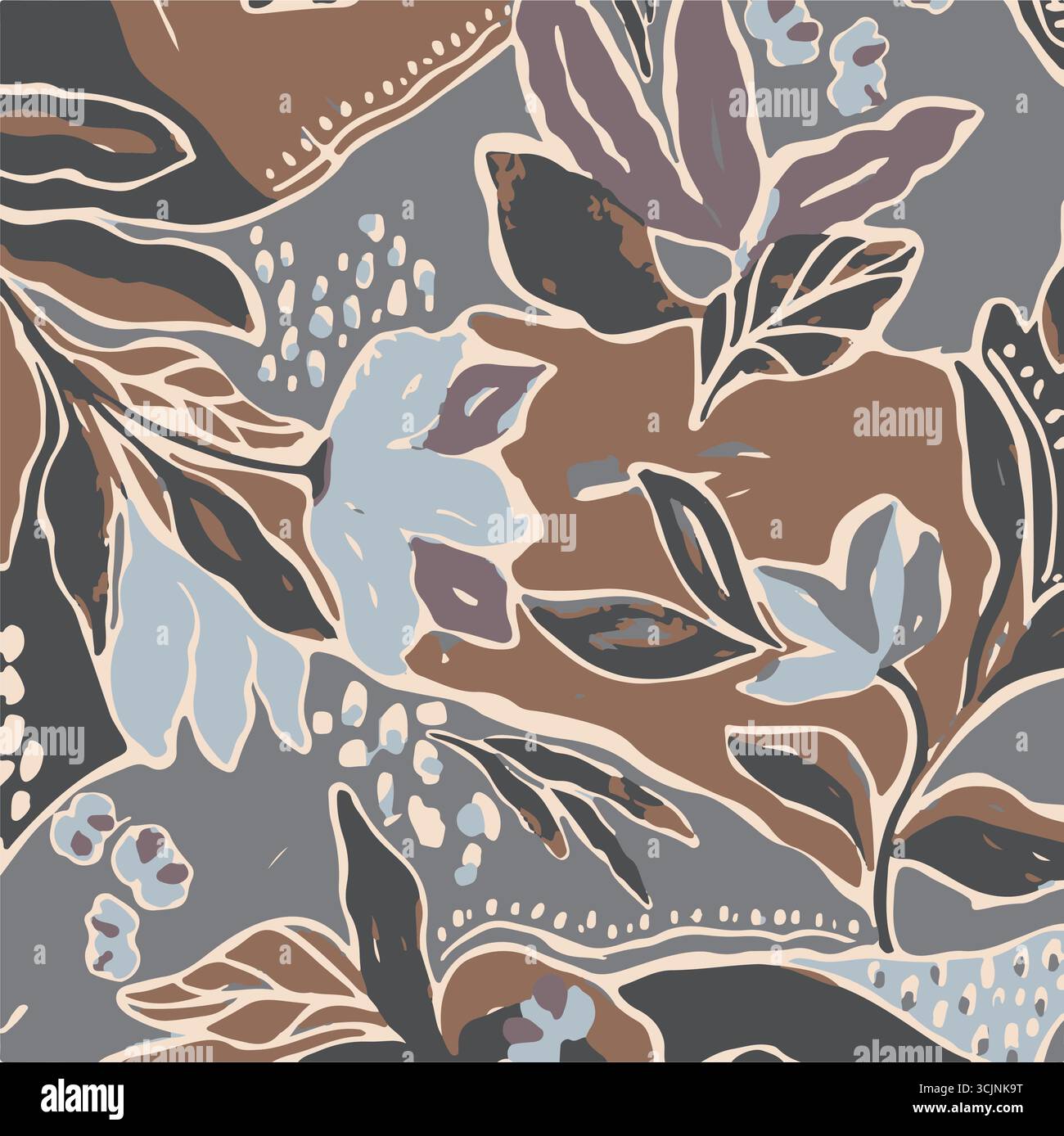 Autumn leaves abstract background,autumn, backgrounds, flower, falling, floral pattern, illustration, vector, leaf, line art, abstract, abstract back Stock Vector