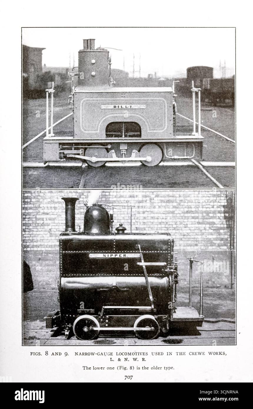 NARROW GAUGE LOCOMOTIVES USED IN THE CREWE WORKS L N W R The 