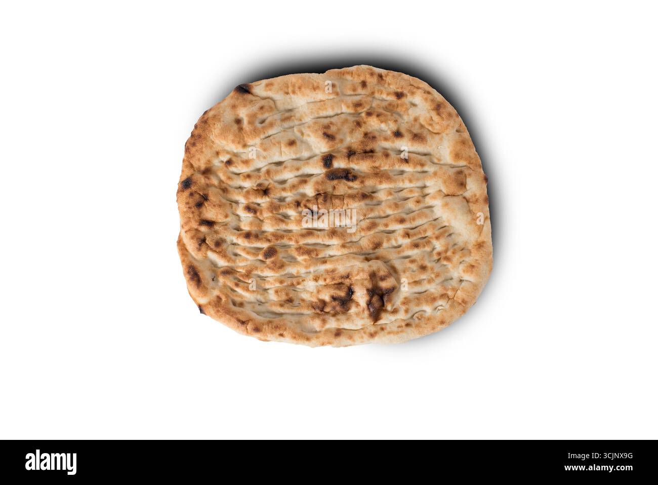 A photo of a single lavash bread against a transparent background ...