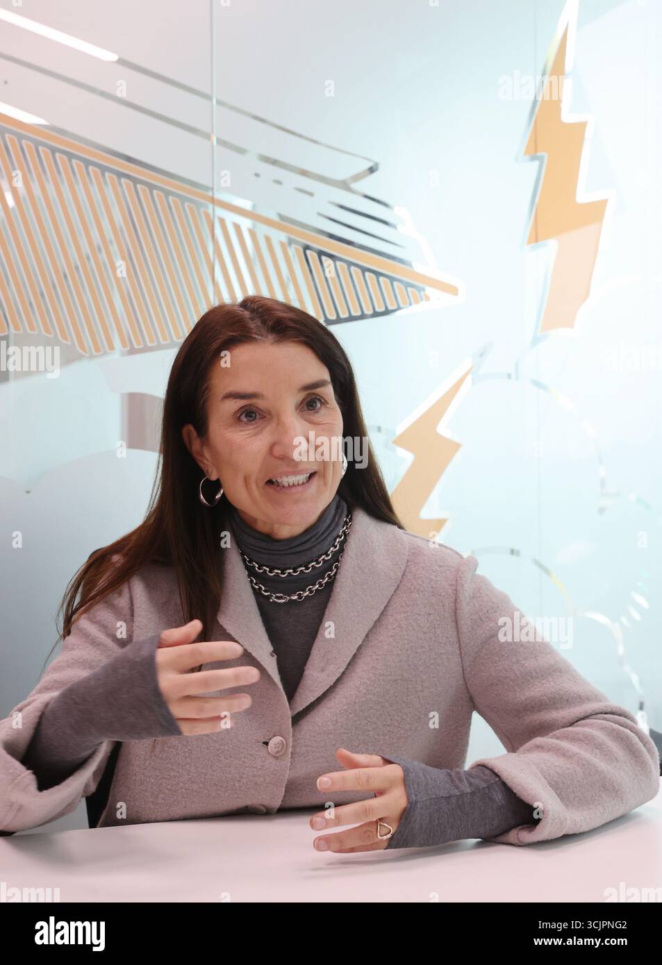 Madrid, February 7, 2025. Interview with Ruth Merino, Minister of Economy of the Valencian Community. Photo: Jaime García. ARCHDC. Credit: Album / Archivo ABC / Jaime García Stock Photo