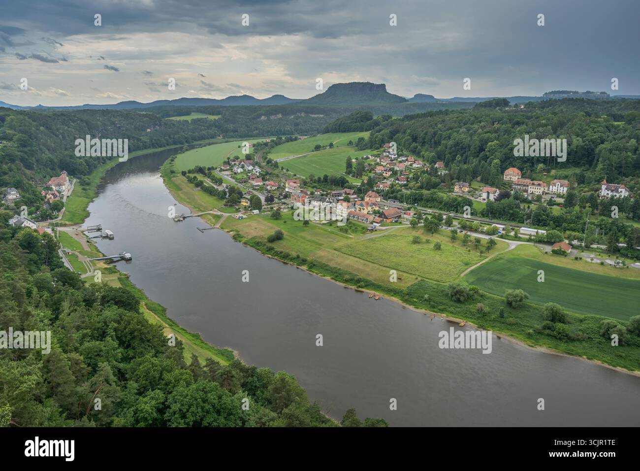Schsische Stadt An Der Elbe 5 Buchstabennull