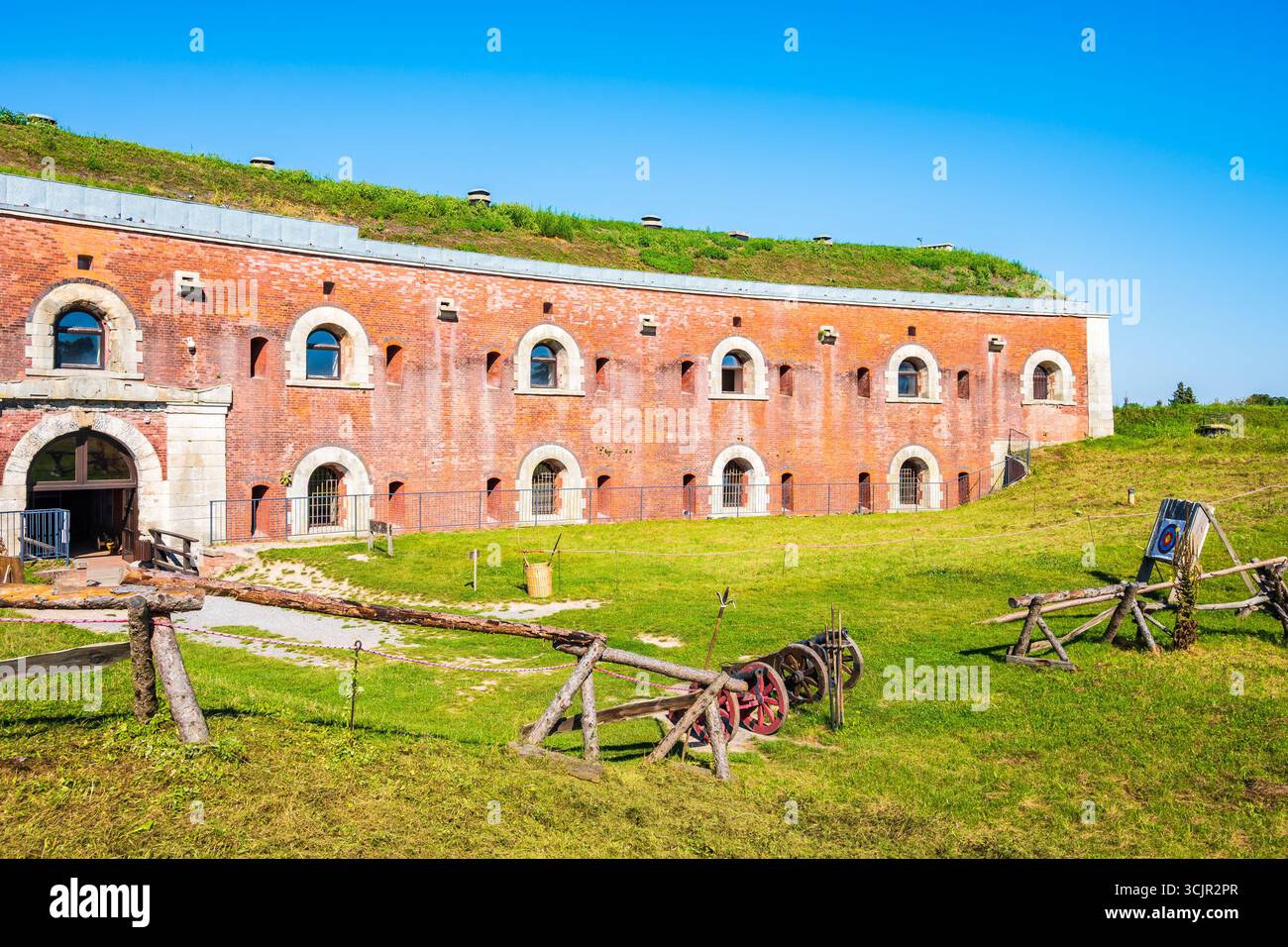 Old fortress in Zamosc town, Roztocze region, Poland Stock Photo