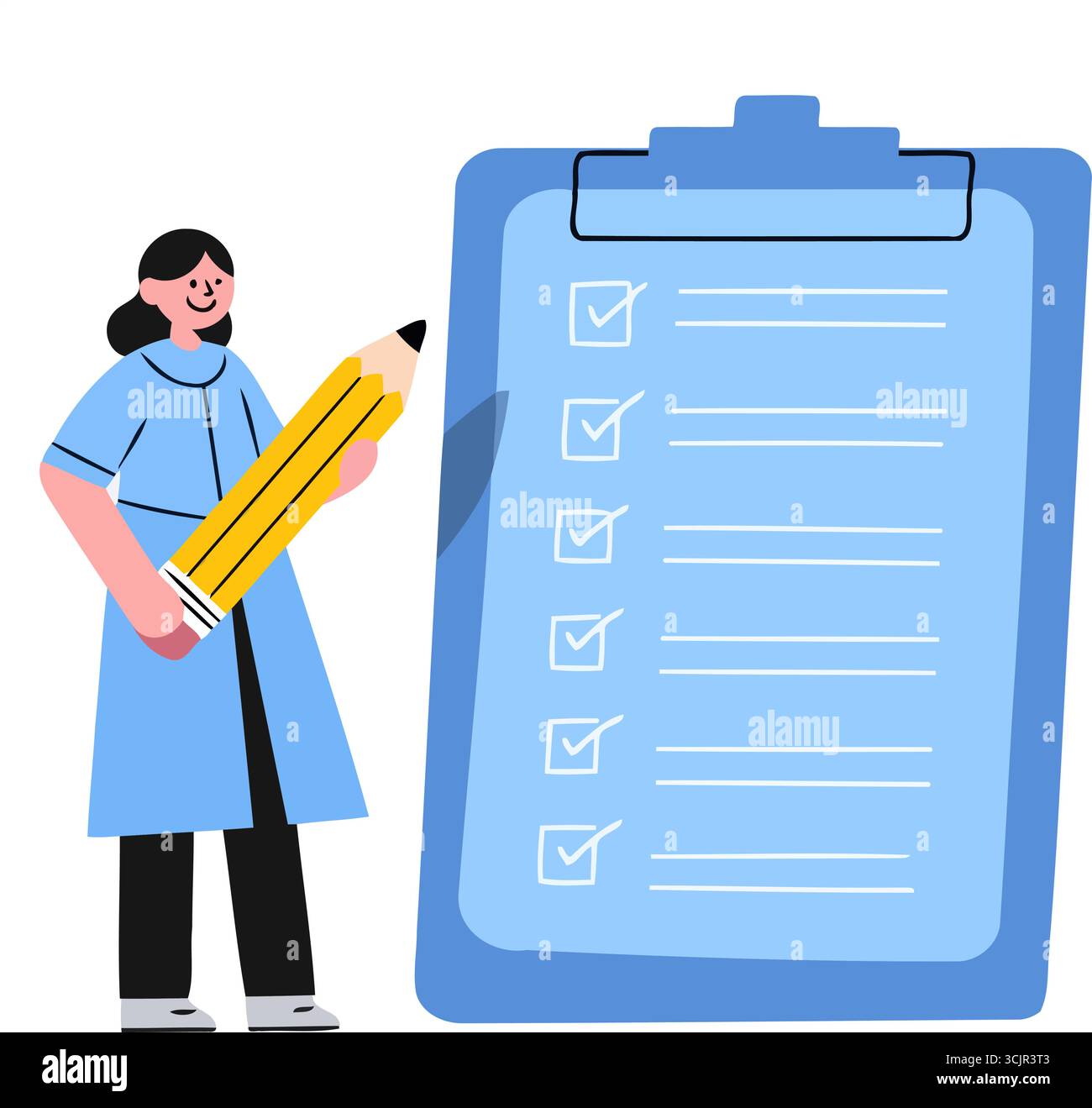 Task completion checklist notebook productivity hi-res stock ...