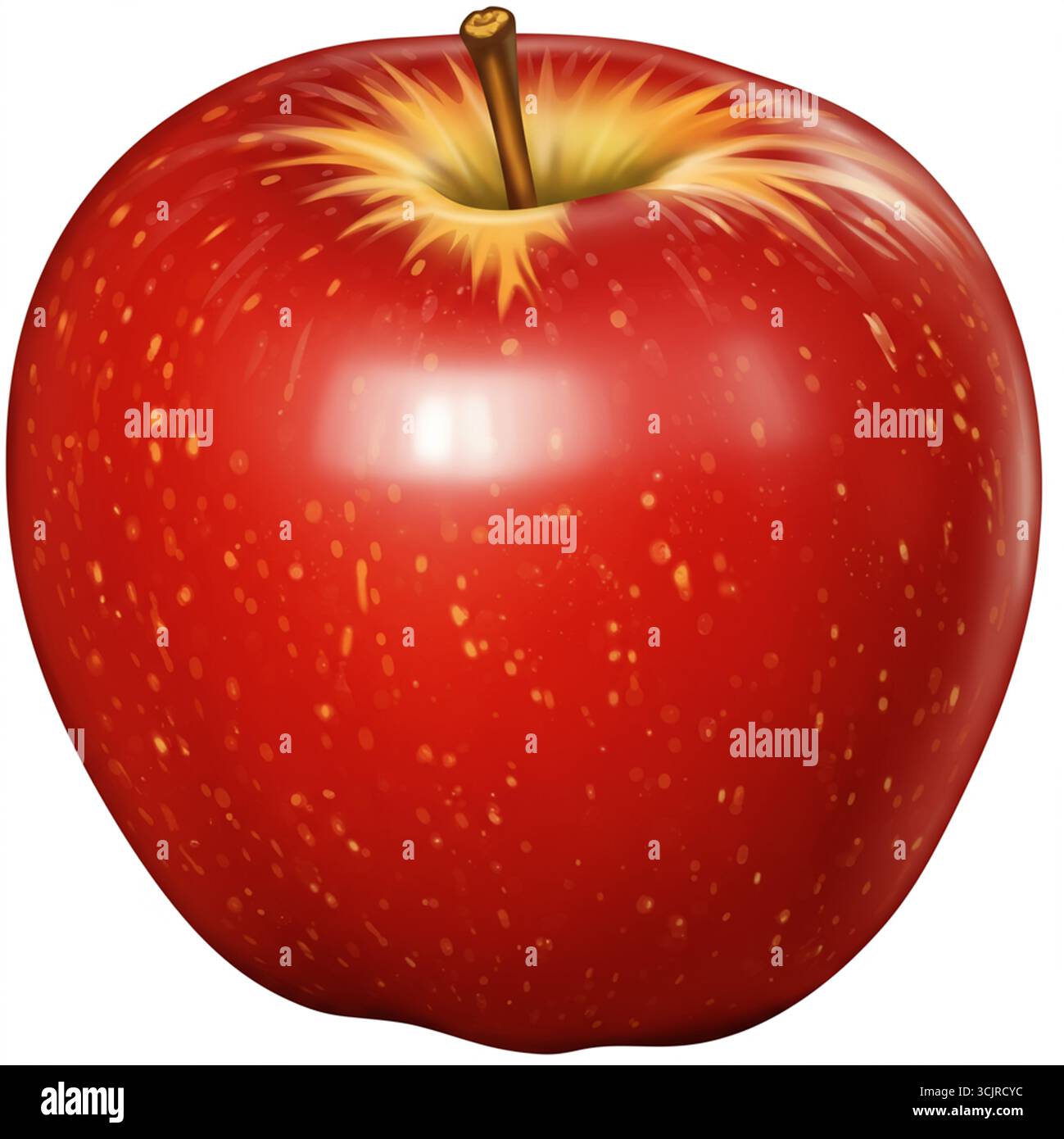 Vector apple red icon Cut Out Stock Images & Pictures - Alamy