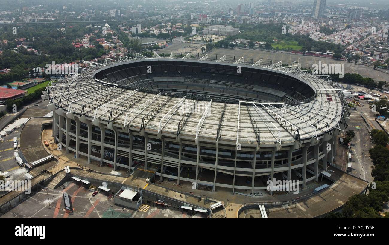 Mexico city azteca stadium aerial hi-res stock photography and images ...