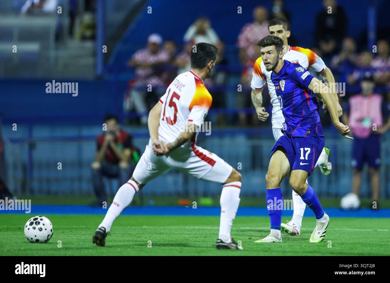 Petar Sucic of Croatia pass the ball during the FIFA World Cup 2026