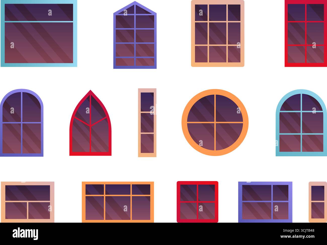 Oval entrance Stock Vector Images - Alamy