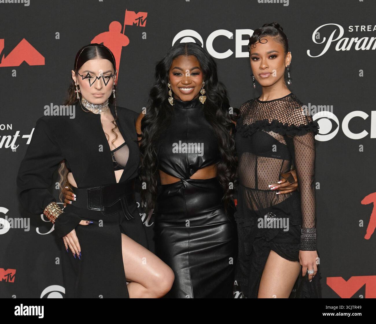 3Quency - Brianna Mazzola, Nori Royale, and Wennely Quezada attend the ...