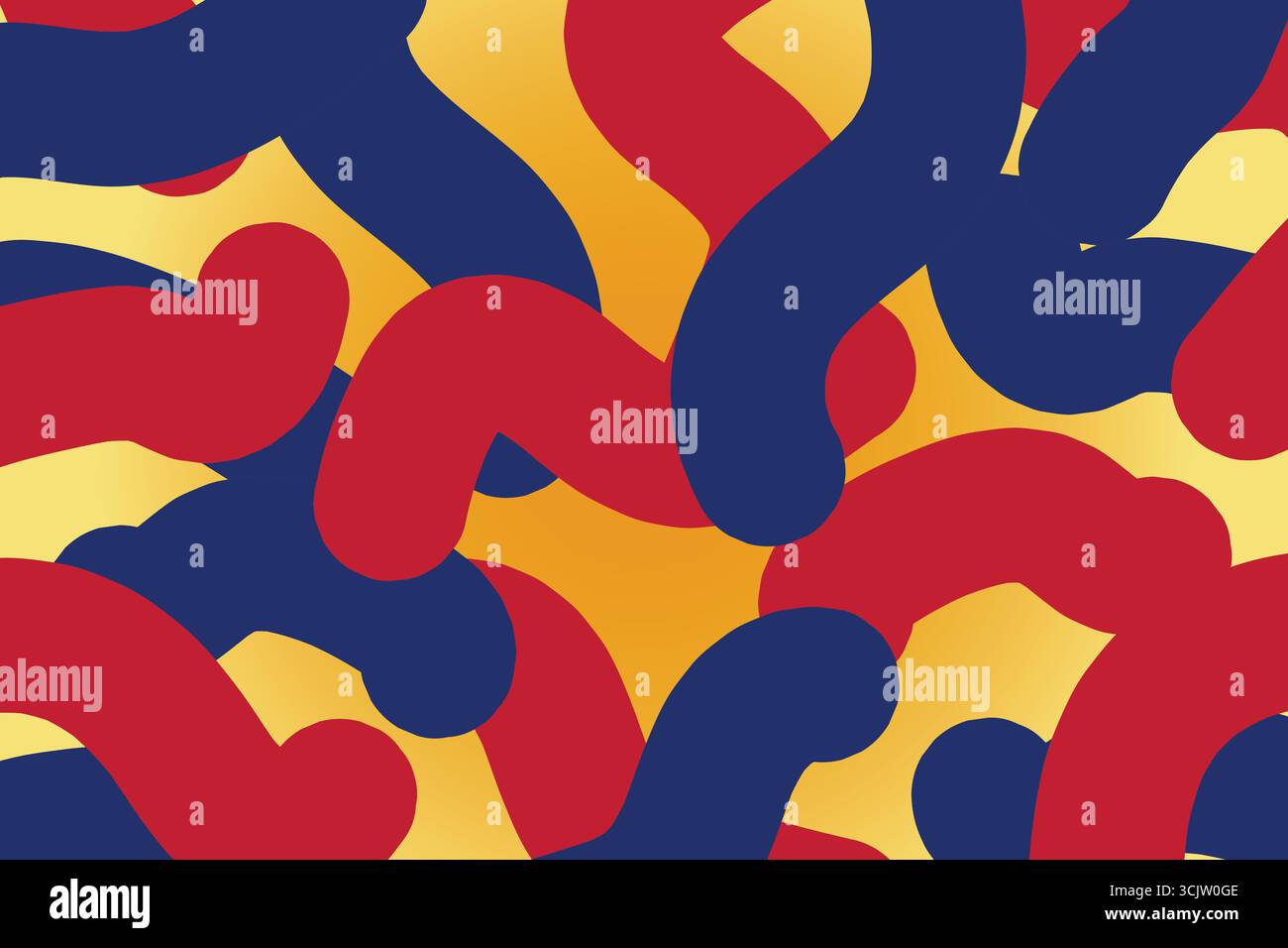 Illustration of Abstract Liquid Flow Red and Blue Background. perfect for digital art, wallpaper, and modern graphics. Stock Vector