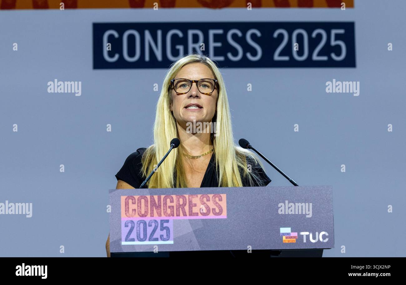 London, UK 9th Sept 2025 Ellie Reeves, Chair of the Labour Party of the ...