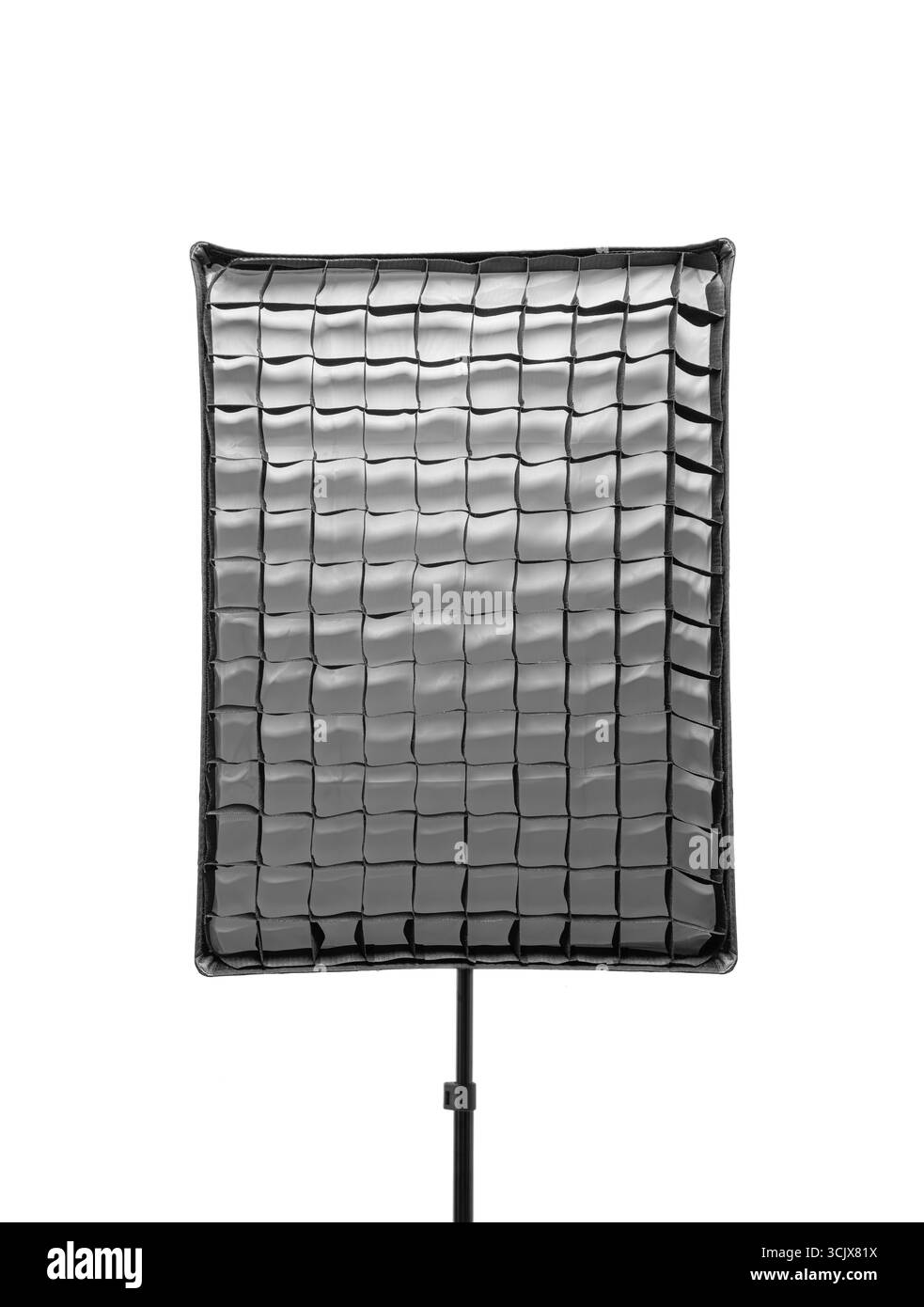A photography light softbox with a grid Stock Photo