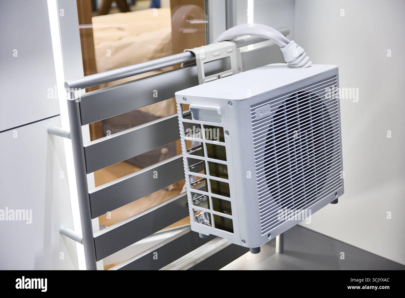BERLIN, GERMANY - September 7th, 2025: Modern small Midea Portasplit ...