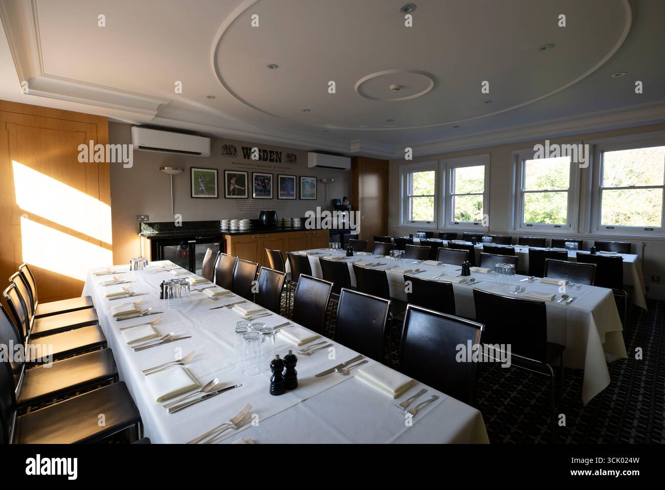 Lord's players dining room menus, in the Pavilion of Lord's Cricket ...