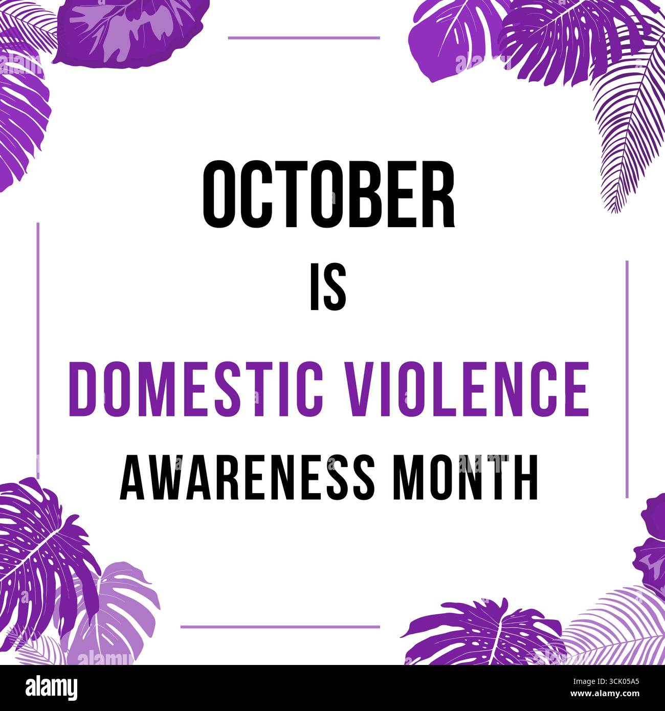 Domestic violence awareness month hi-res stock photography and images ...