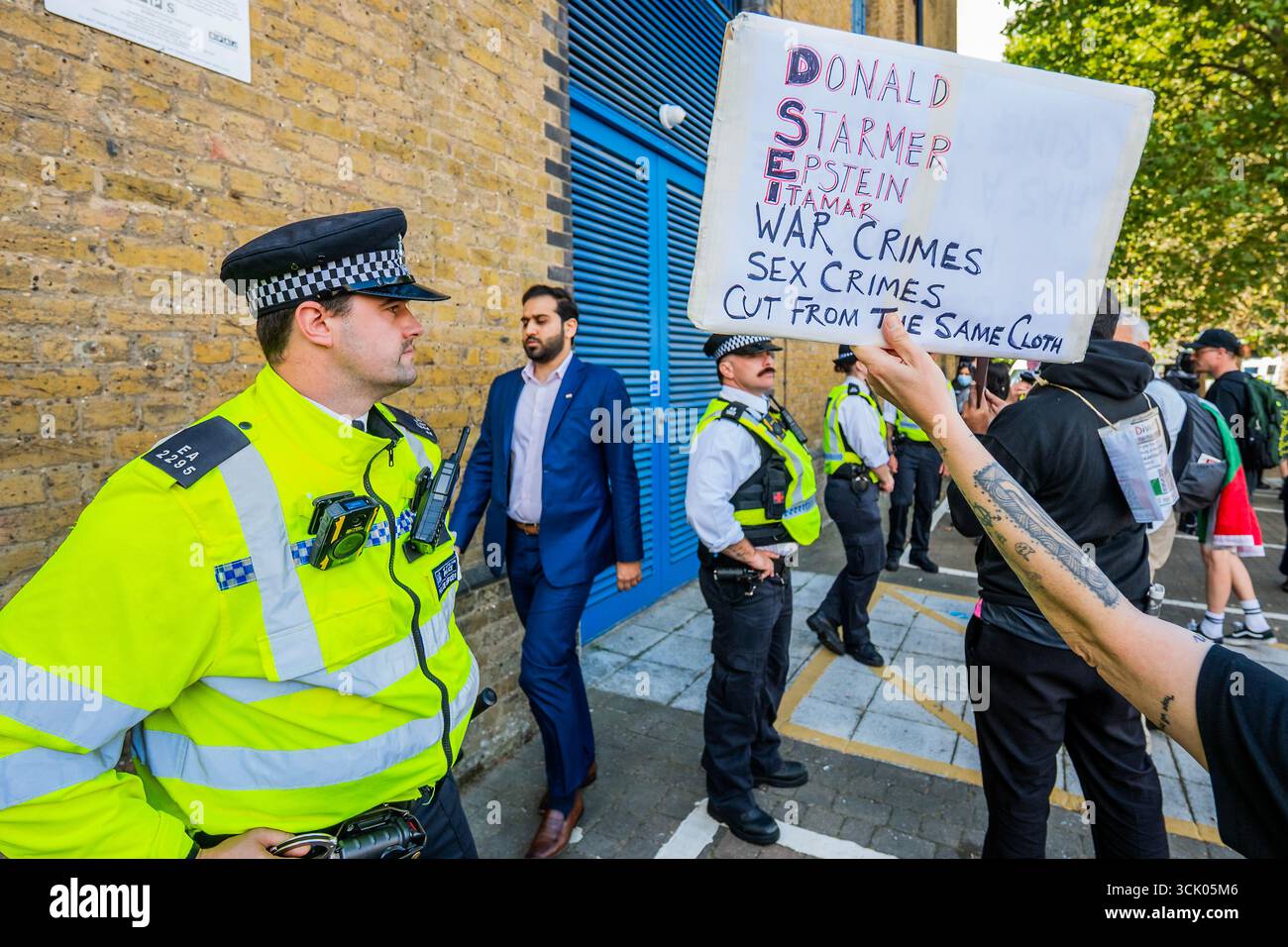 London, UK. 9 Sep 2025. Shut DSEI Down: the big one DAY protest outside ...
