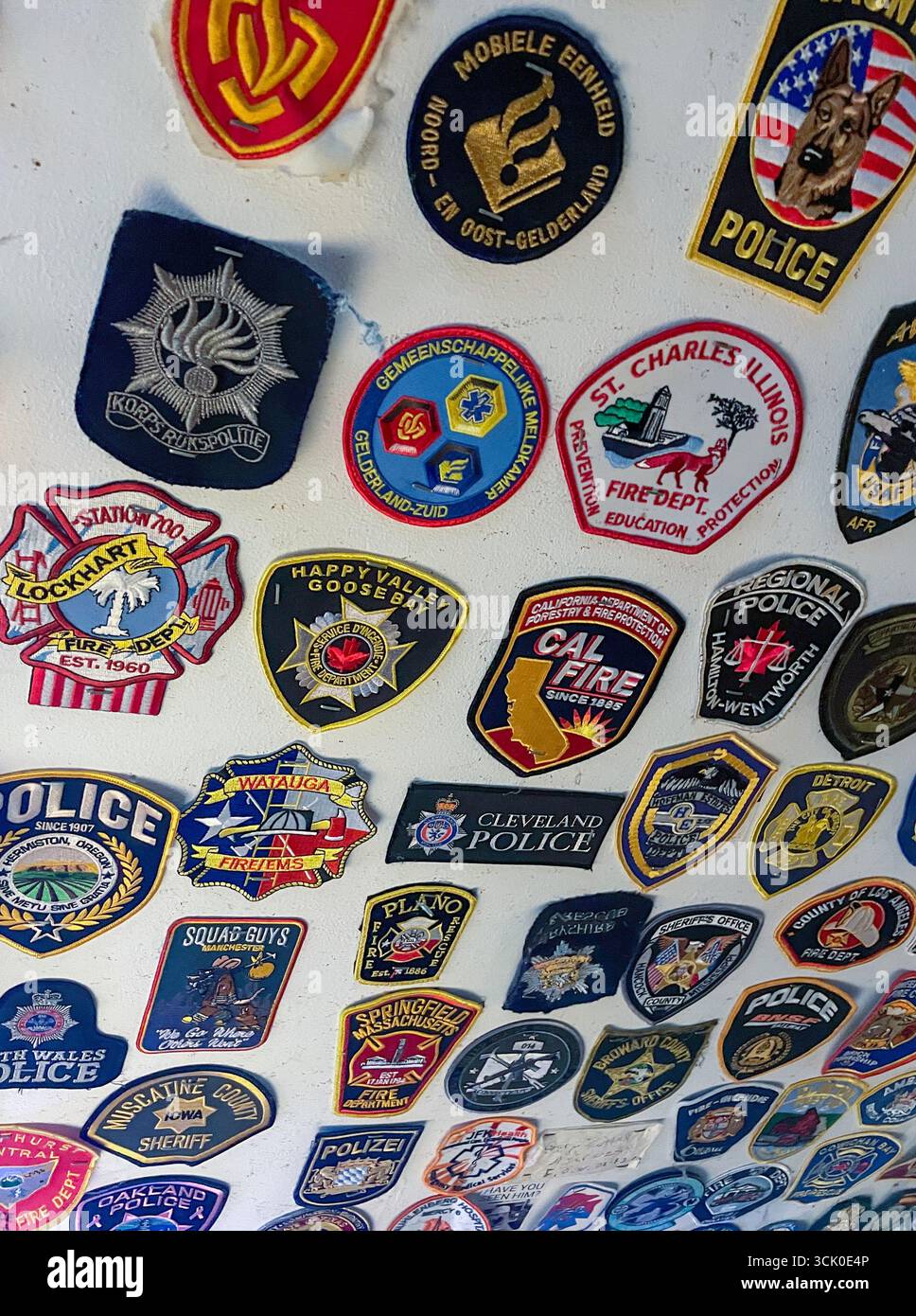 O'Hara's is a fireman's pub located at 120 Cedar St. and features an amazing amount of 911 memorabilia, 2025, New York City, USA - Smartphone Captured Stock Image