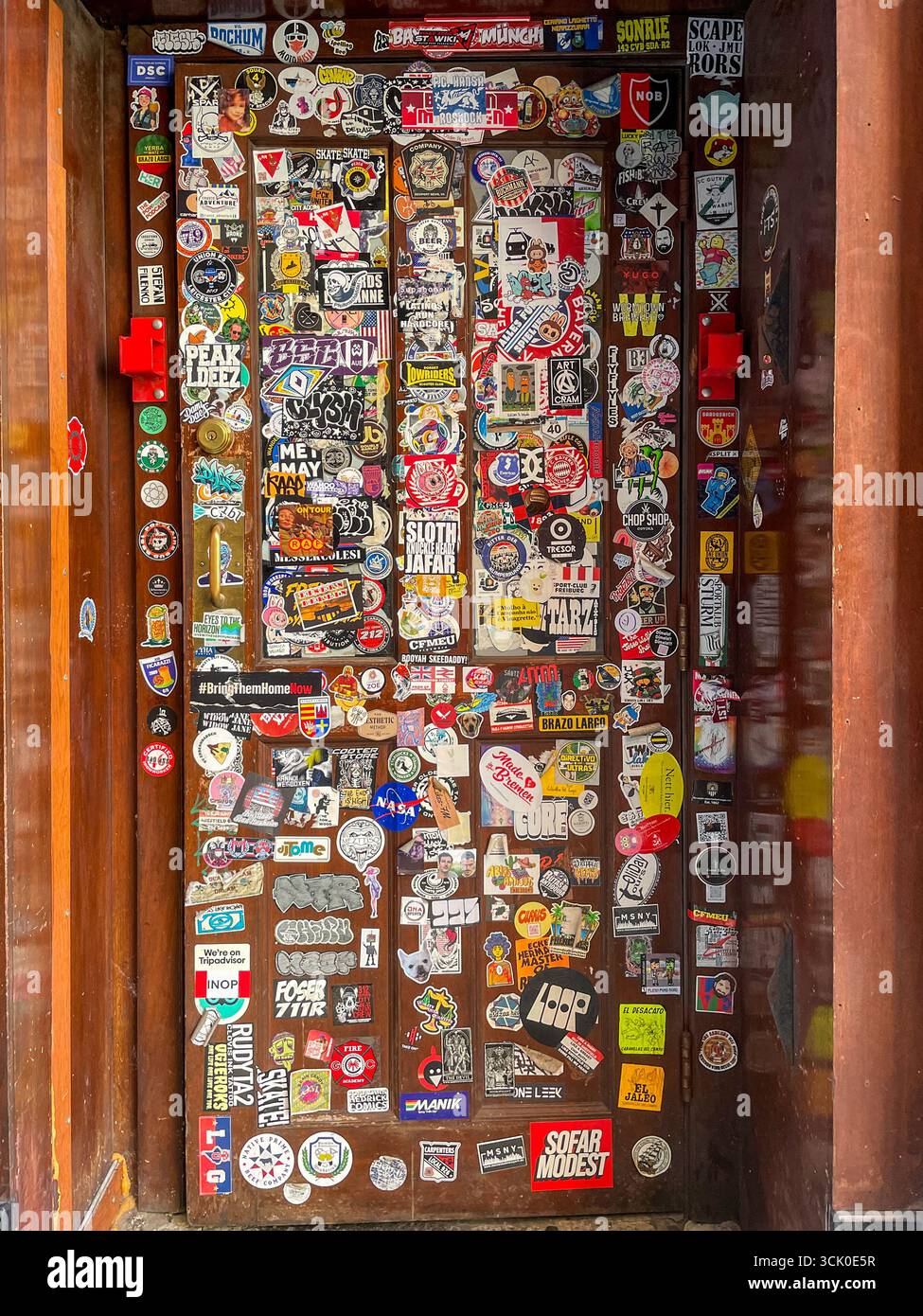 O'Hara's is a fireman's pub located at 120 Cedar St. and features an amazing amount of 911 memorabilia, 2025, New York City, USA - Smartphone Captured Stock Image