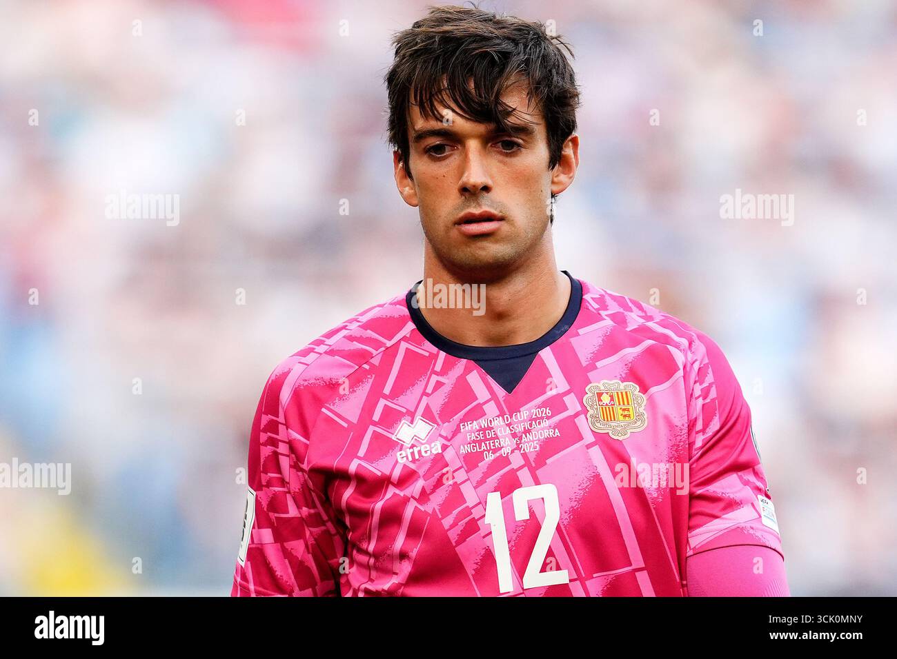 Iker Alvarez of Andorra during the FIFA World Cup 26 UEFA Qualifiers match, Group K, matchday 3 between Andorra and England played at RCDE Stadium on June 7, 2025 in Barcelona, Spain. ( Iker Alvarez of Andorra during the FIFA World Cup 26 UEFA Qualifiers match, Group K, matchday 3 between Andorra and England played at RCDE Stadium on June 7, 2025 in Barcelona, Spain. (