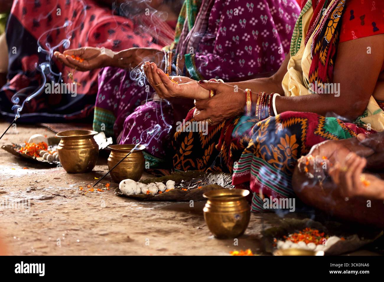 Prayagraj, India. 09 Sep. 2025, People perform rituals to pay homage to ...