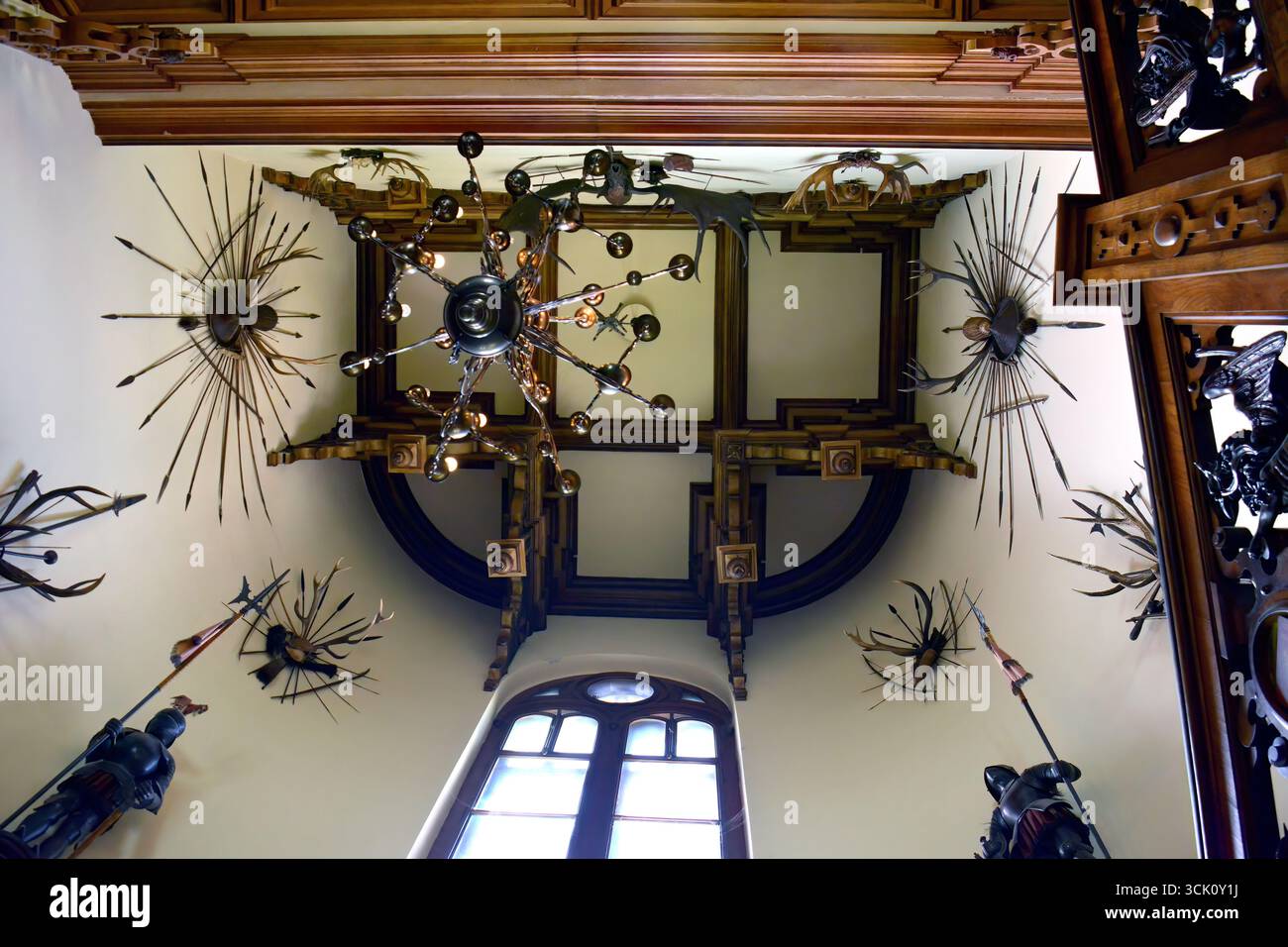 interior, Miramare Castle, Castello di Miramare, Trieste, Italy, Europe Stock Photo