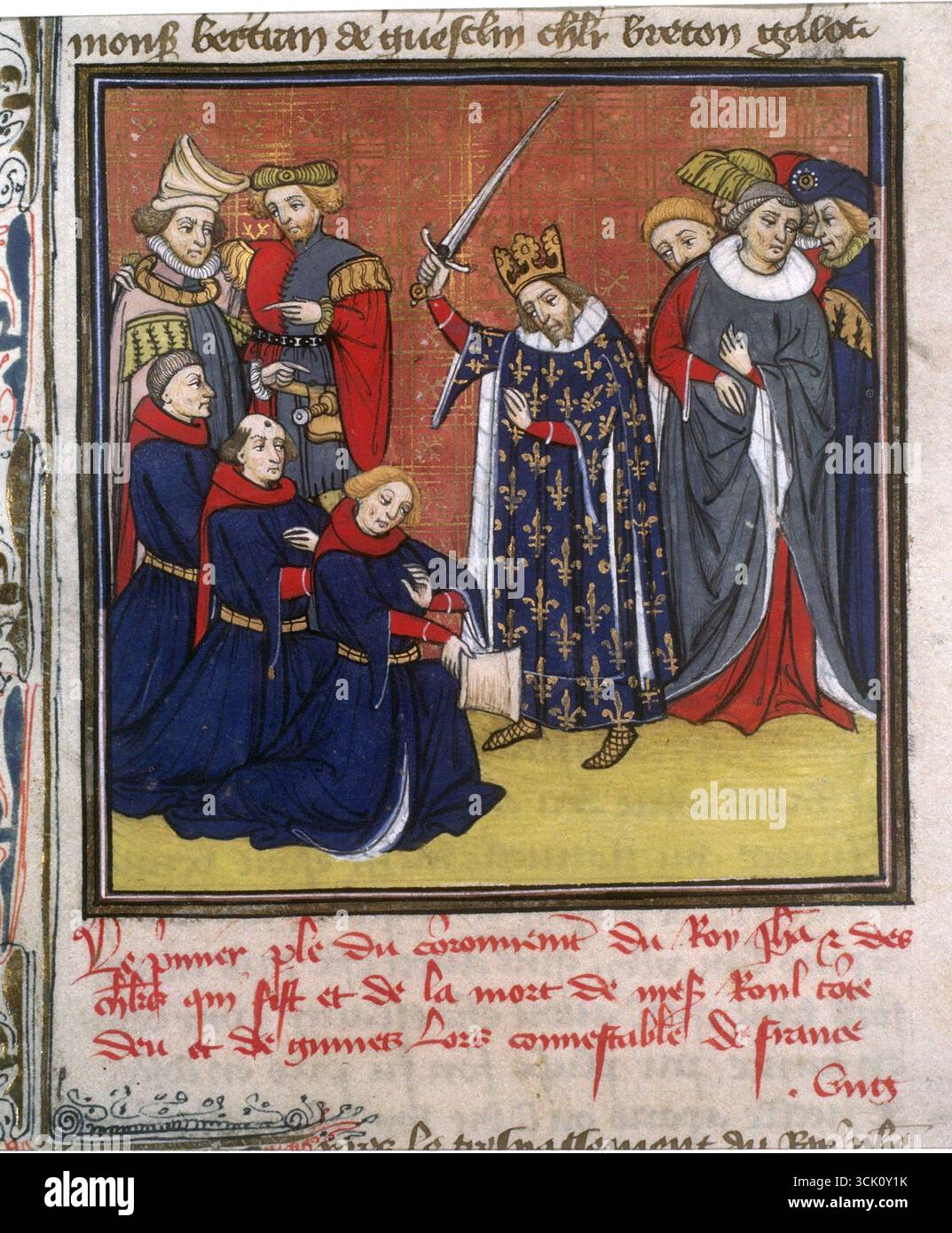 John II ennobling his knights, BNF - John II (French: Jean II; 26 April ...