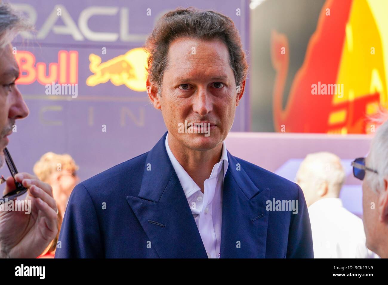 Monza, Italy. 7 Sep, 2025. John Elkann, President of Scuderia Ferrari ...