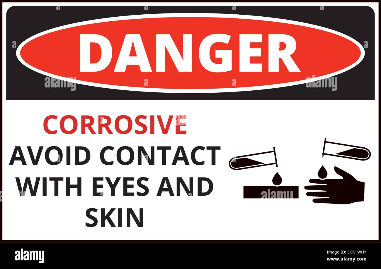 Skin contact hazard Cut Out Stock Images & Pictures - Alamy