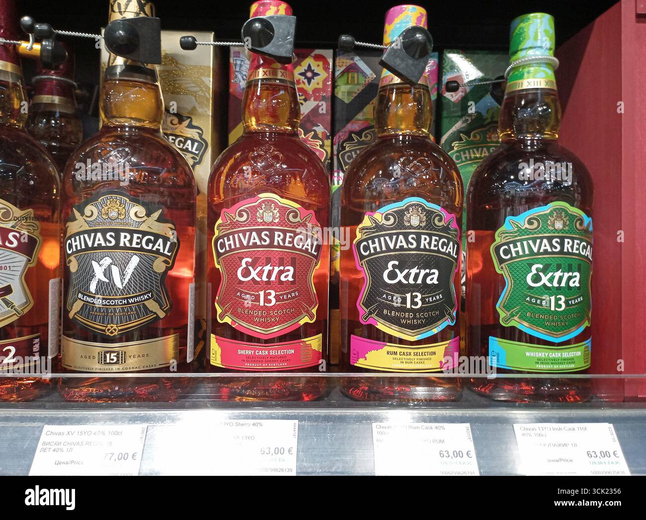 Chivas regal 13-year-old collection: varieties of blended scotch whisky ...