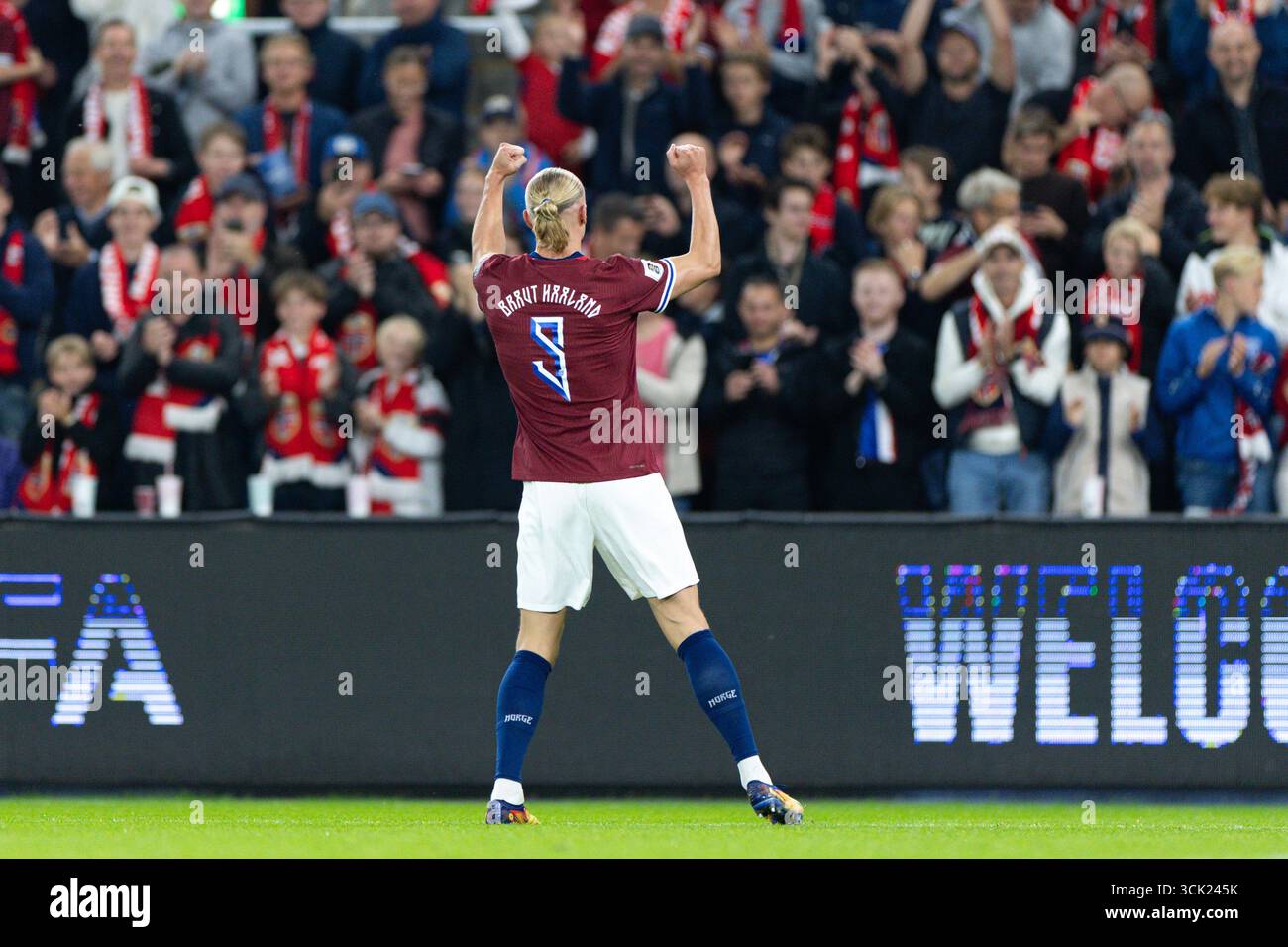 Erling Braut Haaland 9 Norway Celebrates After Scoring During The erling-braut-haaland-9-norway-celebrates-after-scoring-during-the