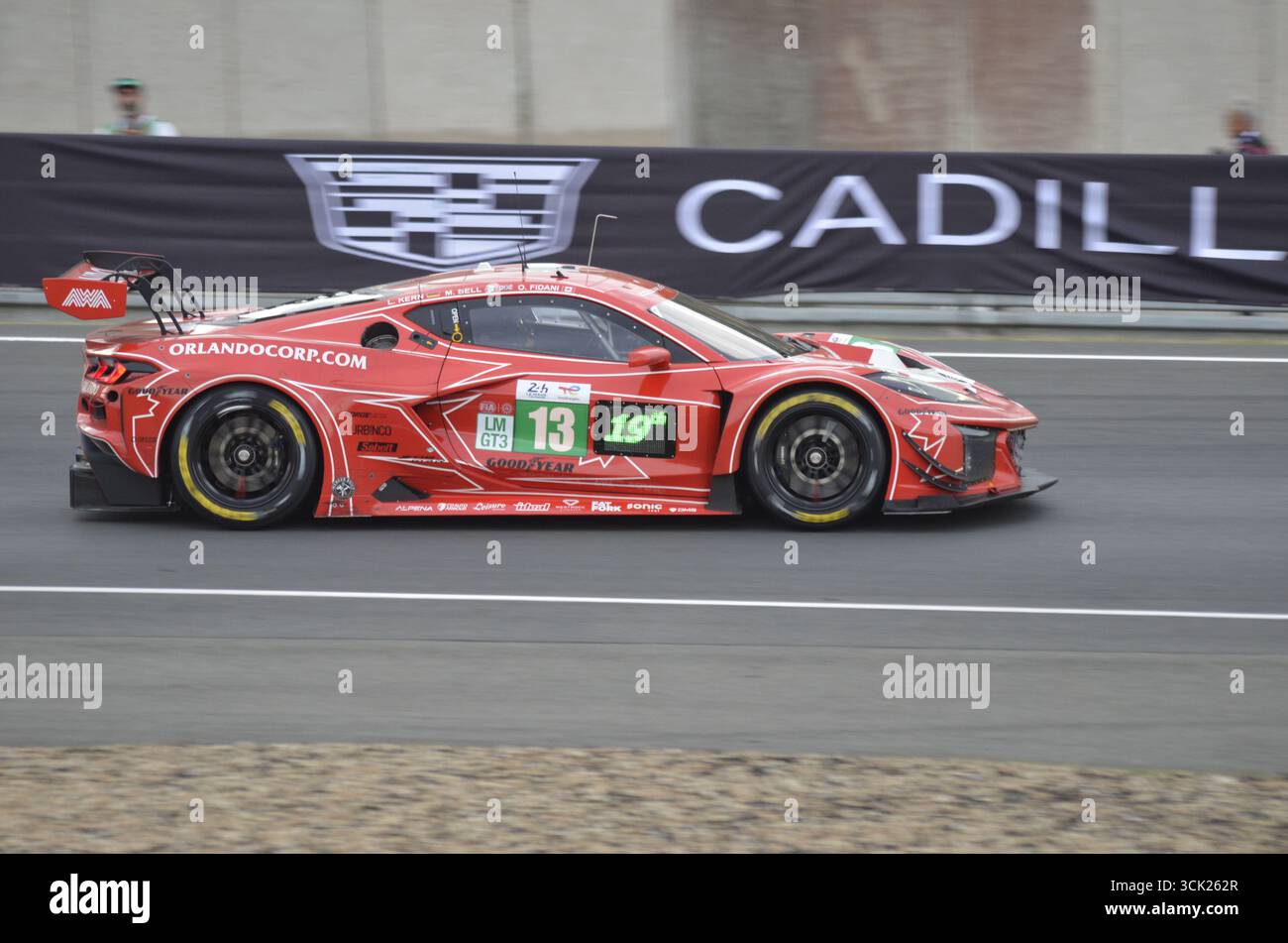 AWA Racing entered Chevrolet Corvette Z06 GT3 R of Matt Bell, Orey ...