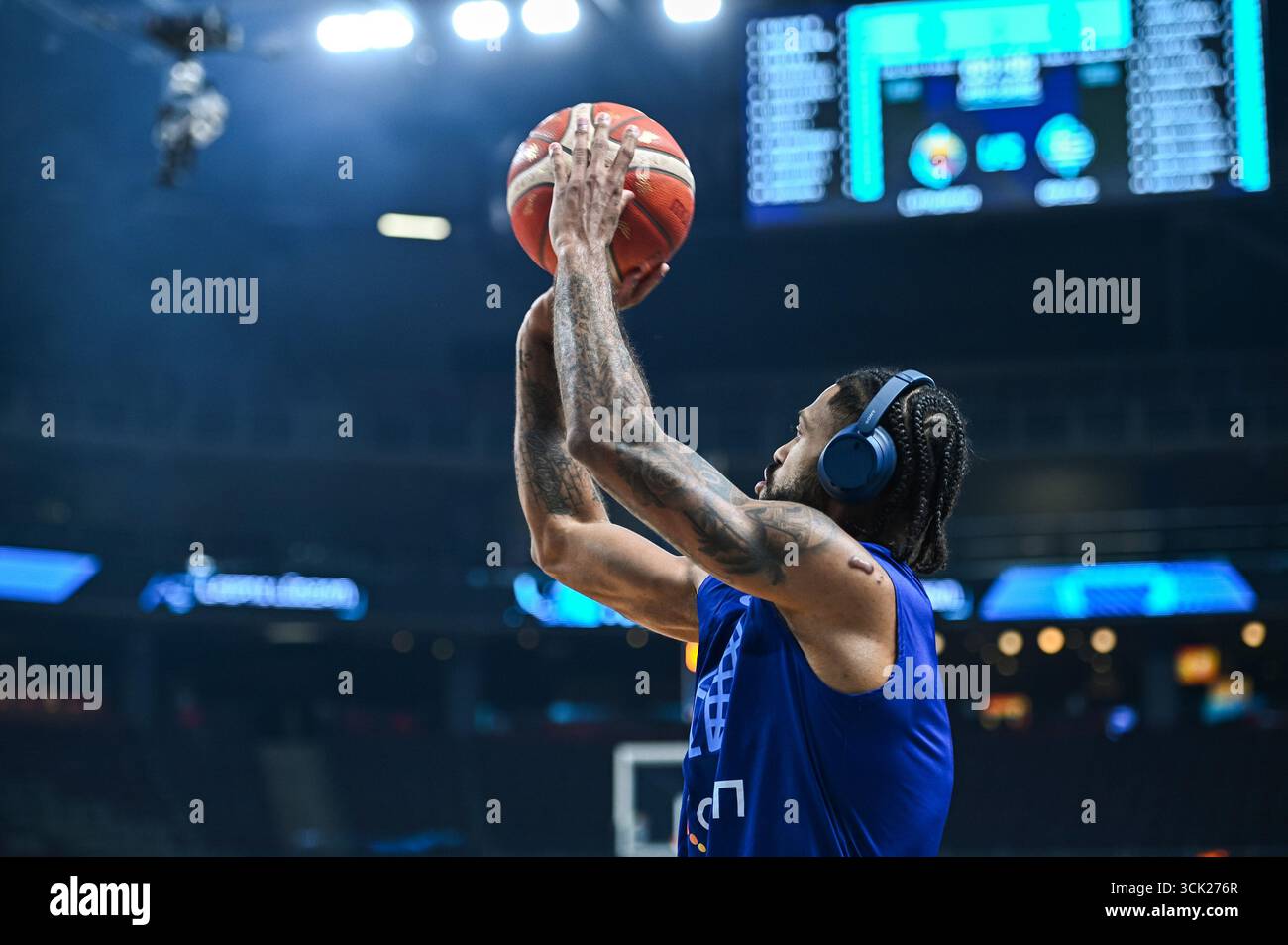 2 Tyler Dorsey of Greece plays during the FIBA EuroBasket 2025, Quarter ...