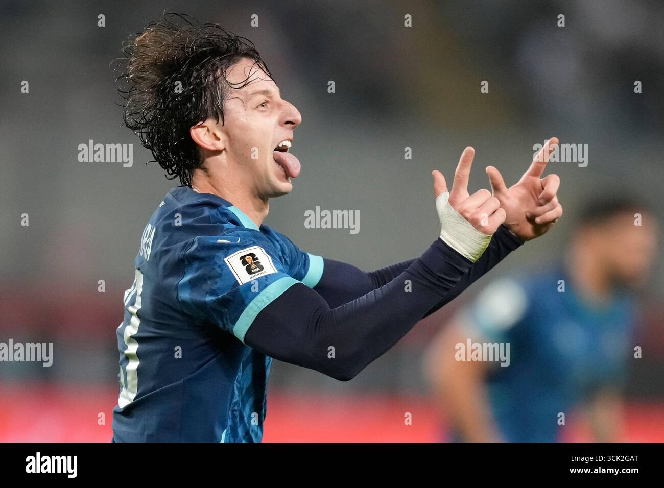 Paraguay s Matias Galarza Celebrates Scoring His Side s Opening Goal paraguay-s-matias-galarza-celebrates-scoring-his-side-s-opening-goal