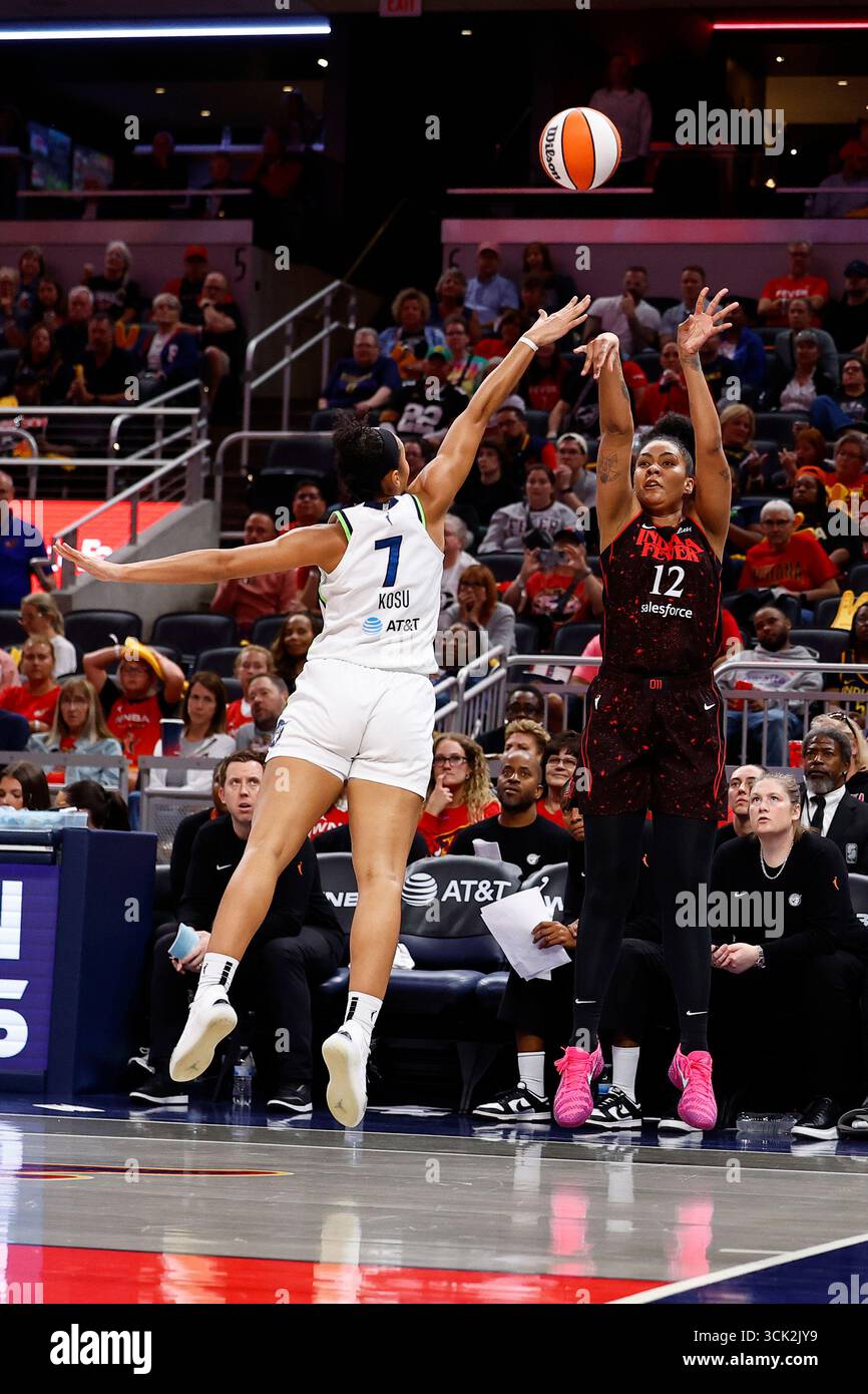 INDIANAPOLIS, IN - SEPTEMBER 09: Indiana Fever forward Damiris Dantas ...
