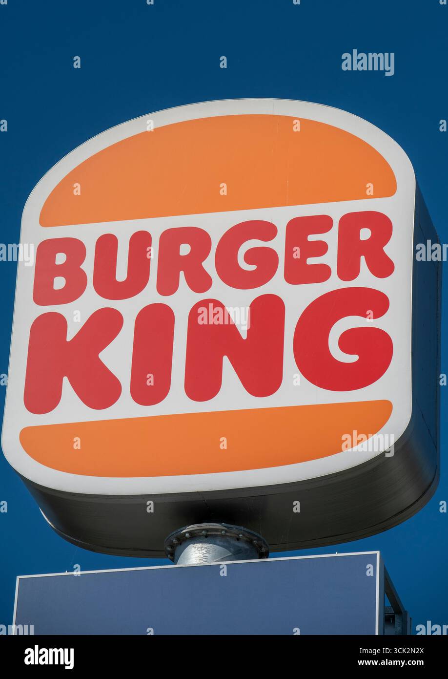 Burger King&2 看板 Burger King sign. Burger King, often abbreviated as BK, is a