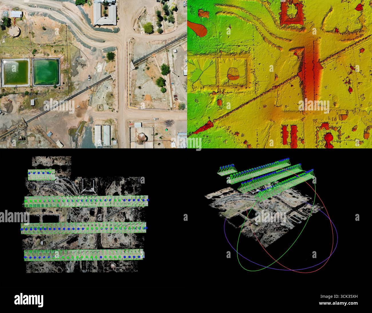 surveying drone aerial mapping industrial orthomosaic and digital ...