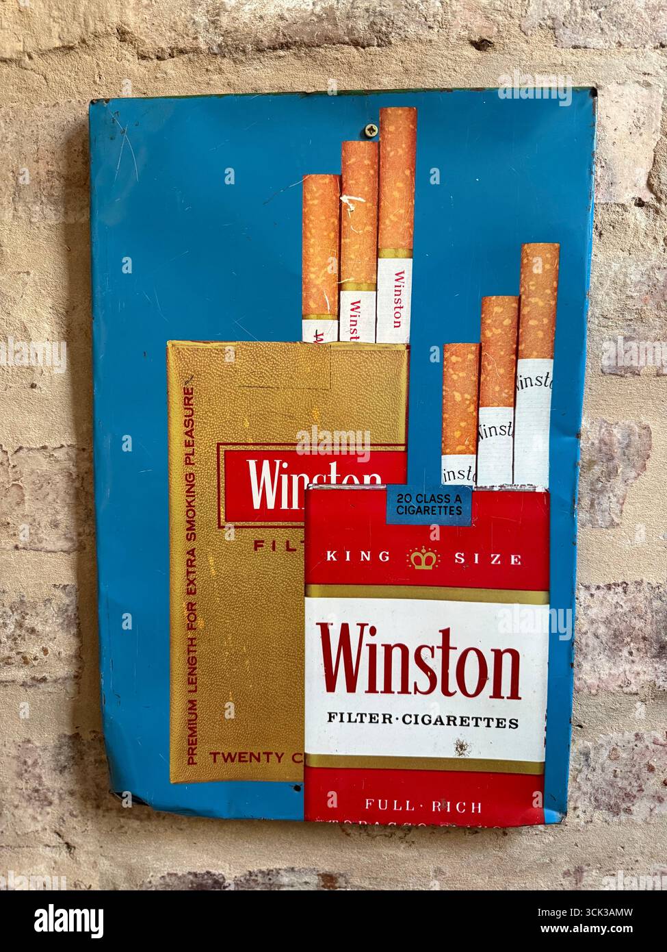 Winston cigarette smartphone stock photos and images