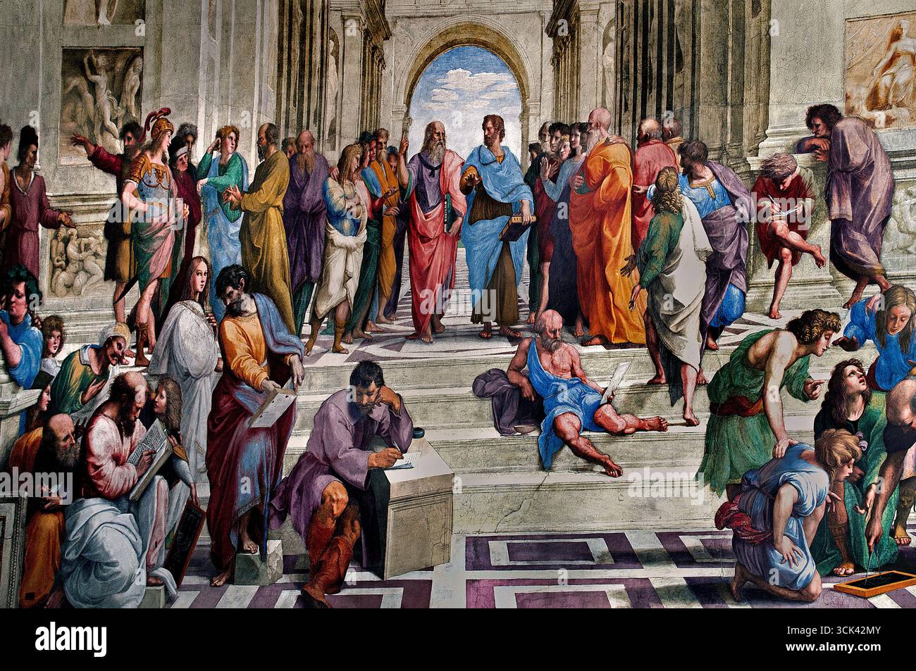 Aristotele raffaello hi-res stock photography and images - Alamy