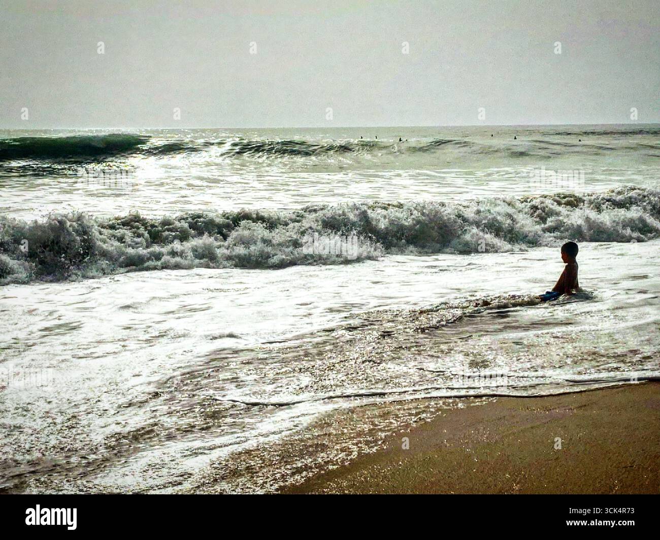 The beach of El Palmar in Vejer de la Frontera, Cadiz, Andalusia, Spain. - Smartphone Captured Stock Image