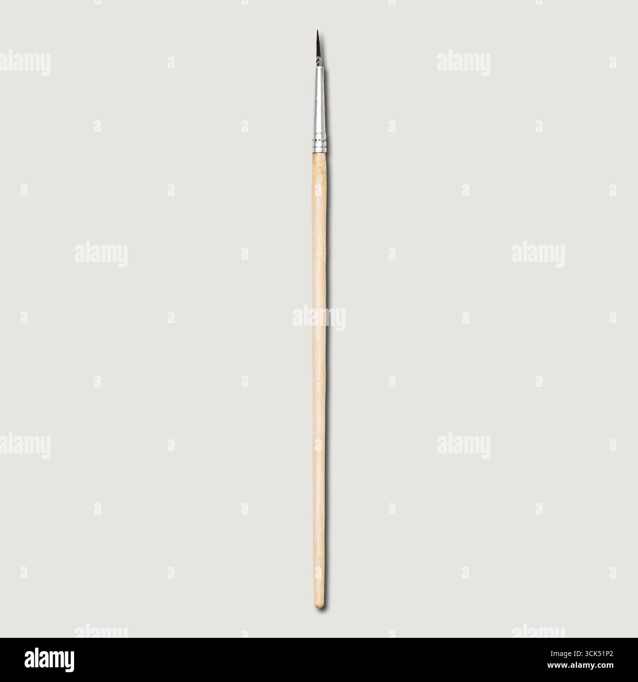 Paint brush isolated on plain background , element can be used for design project. Stock Photo