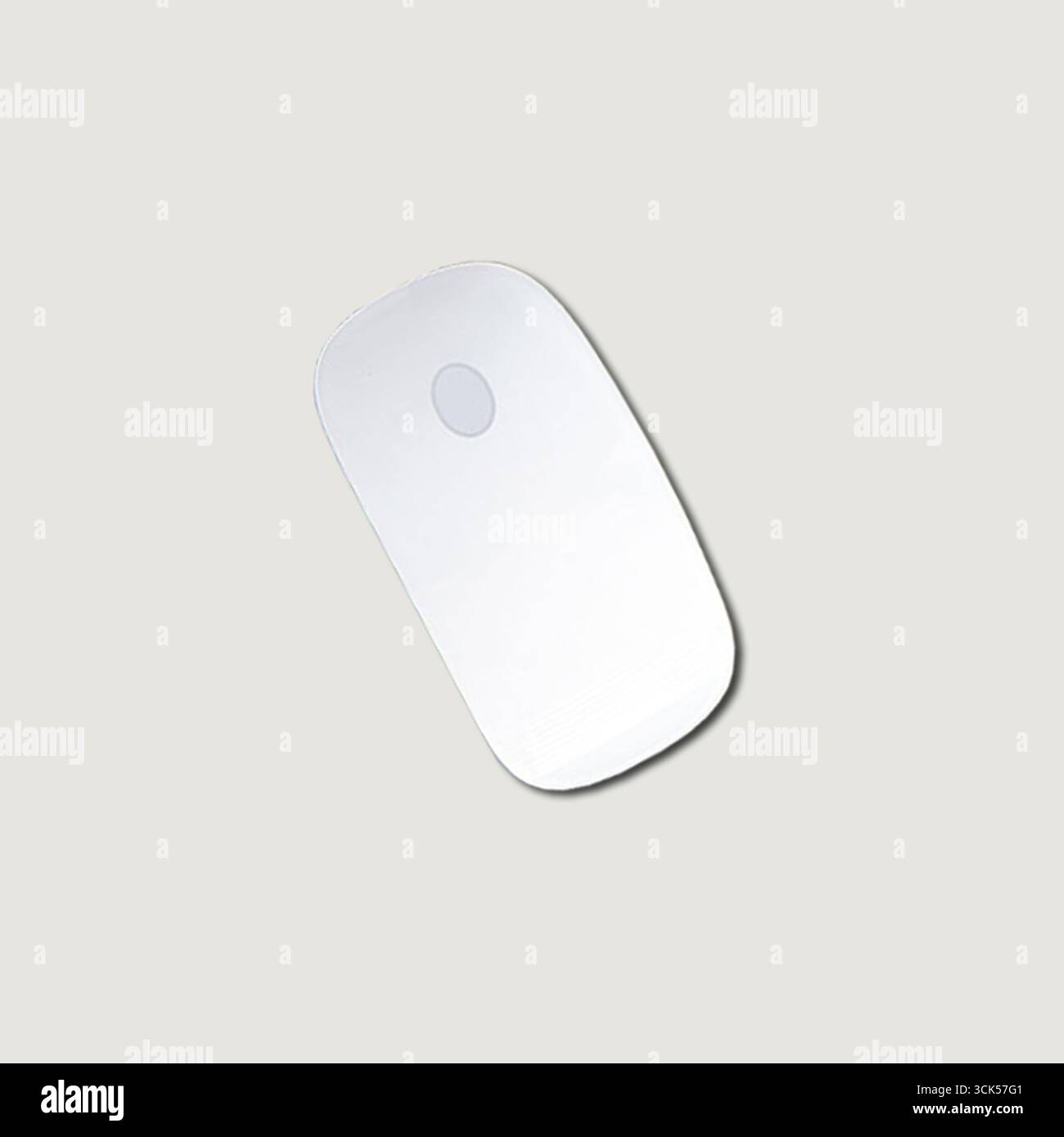 A sleek, modern computer mouse designed for ergonomic use and efficient navigation. Stock Photo
