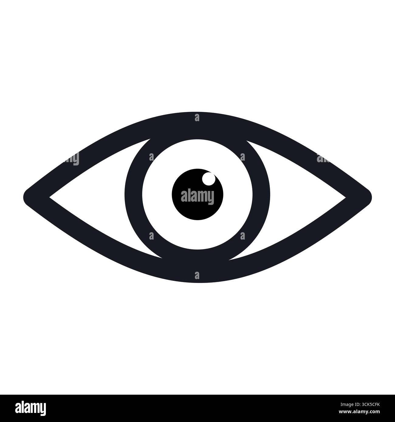 All Seeing Eye Symbol – Illuminati World Order Masonic Providence Logo Vector Illustration Stock Vector