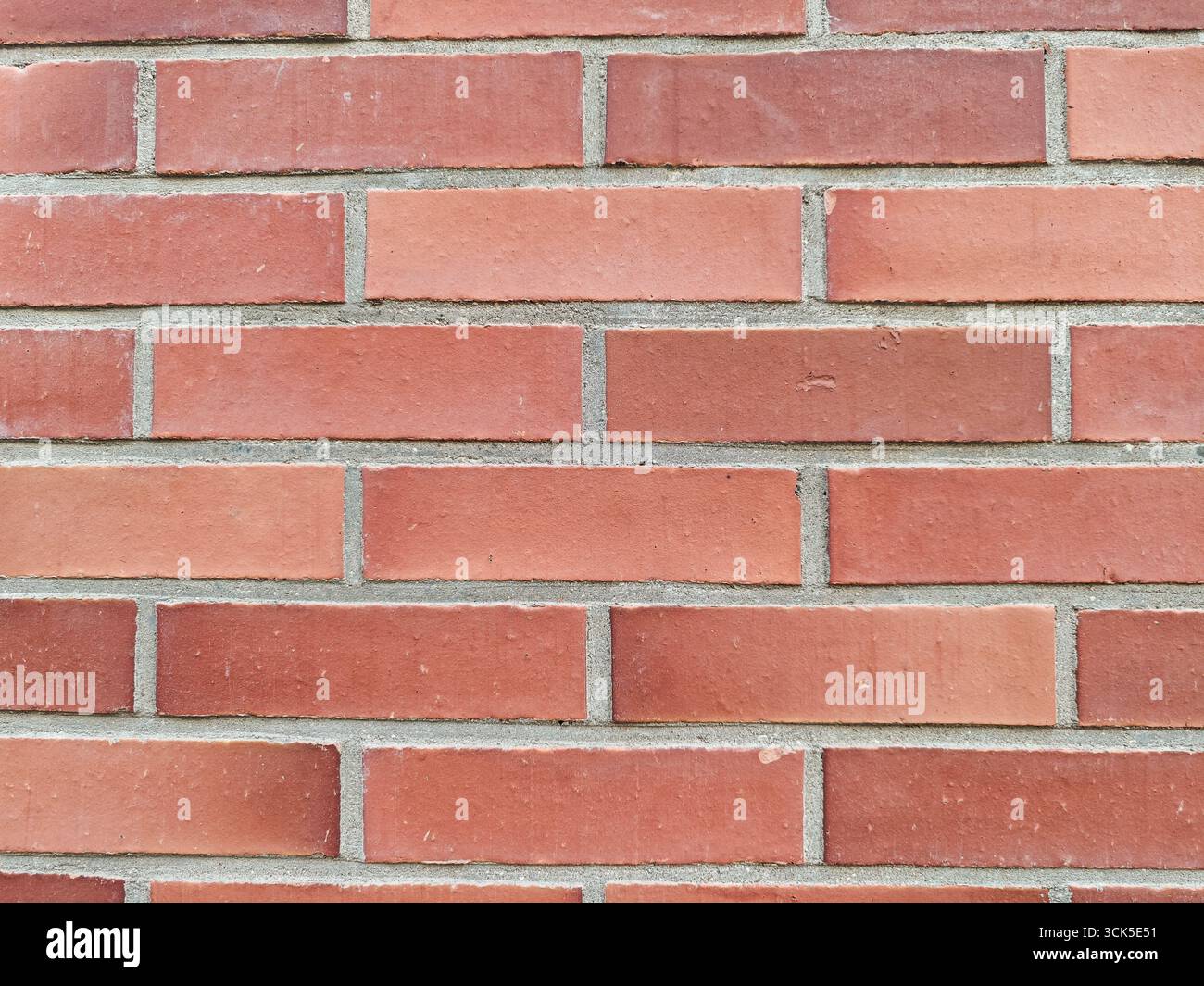 Red brick wall with clean pattern background Stock Photo