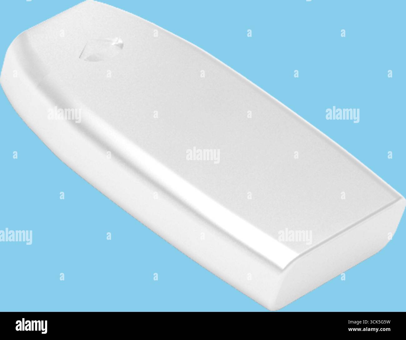This image shows a sleek, rectangular object designed for a specific functional purpose, likely related to technology or accessories. Stock Photo