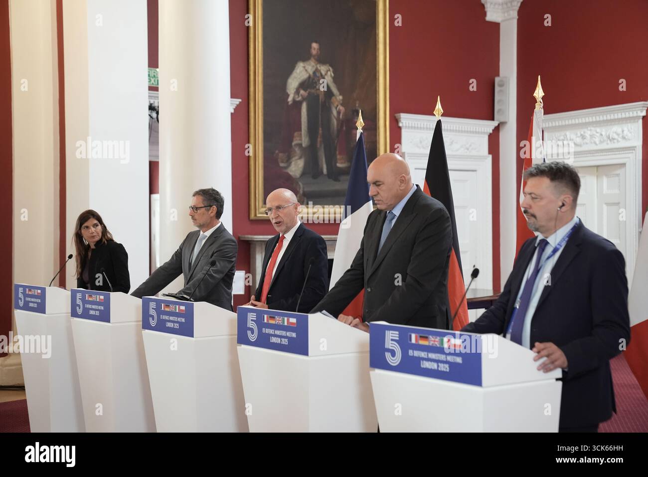 (left to right) France's Director General for International Relations ...