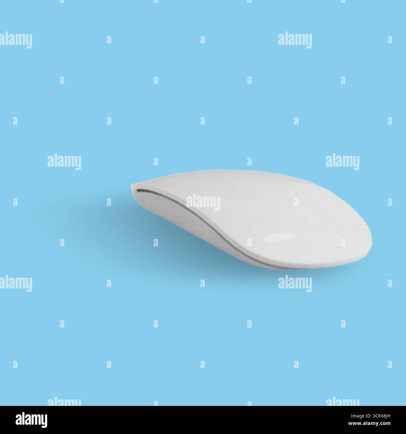 A sleek, modern computer mouse designed for ergonomic use and precise navigation. Stock Photo