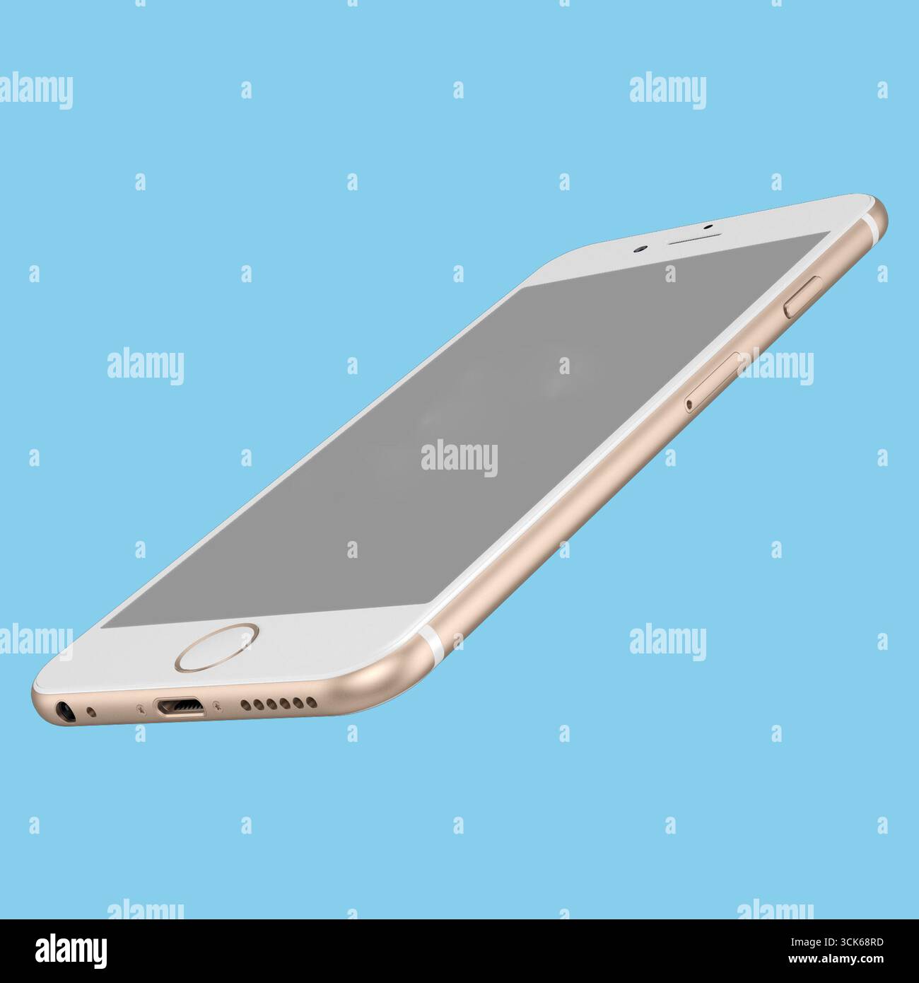 A sleek, modern smartphone shown at an angle, highlighting its design ...