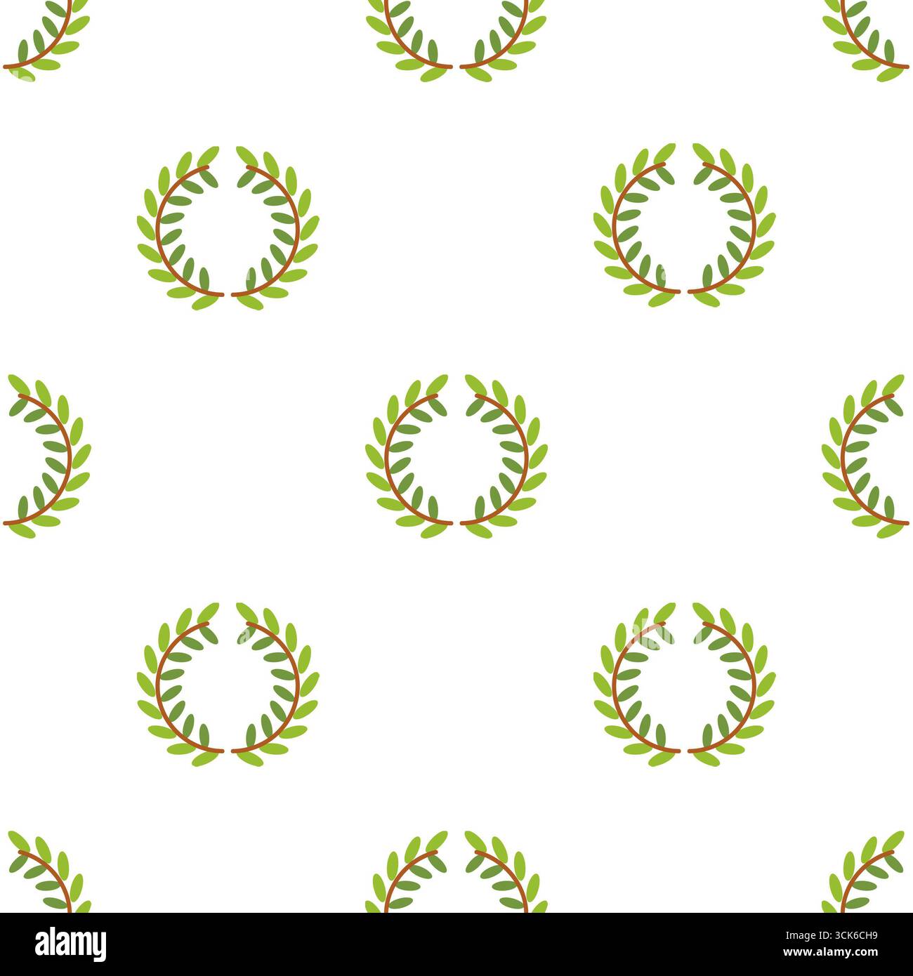 Simple seamless pattern on white background Stock Photo