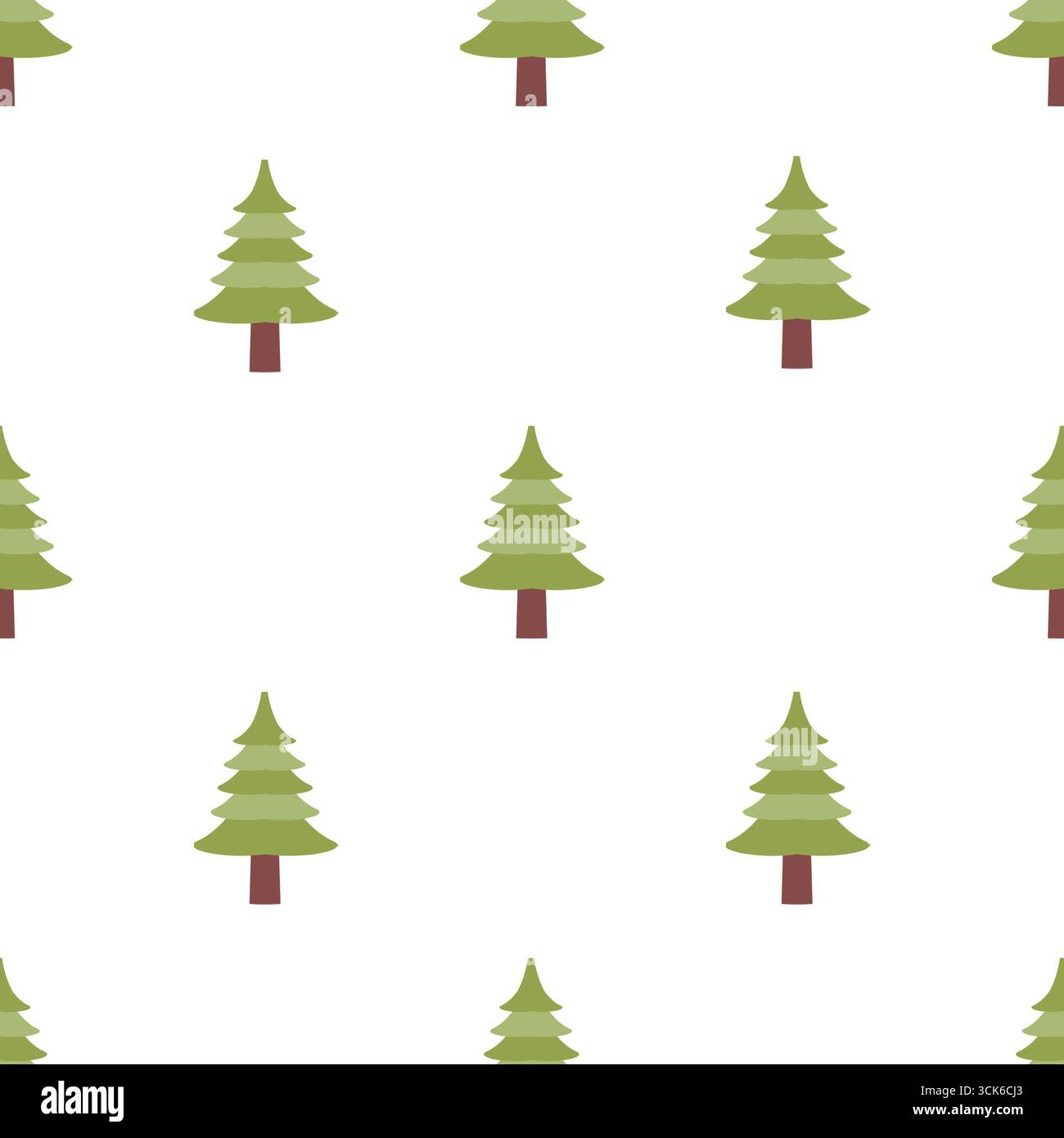 Simple seamless pattern on white background Stock Photo