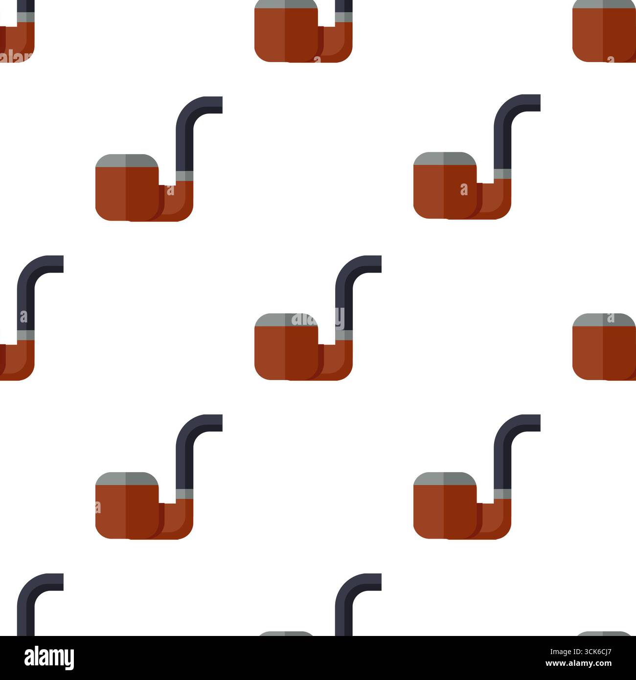 Simple seamless pattern on white background Stock Photo